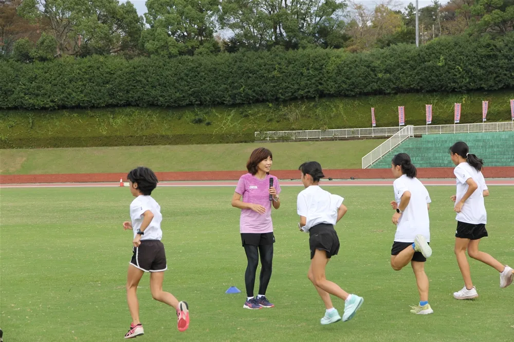 チームQランニングクリニックの様子(7)
