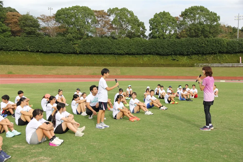 チームQランニングクリニックの様子(8)