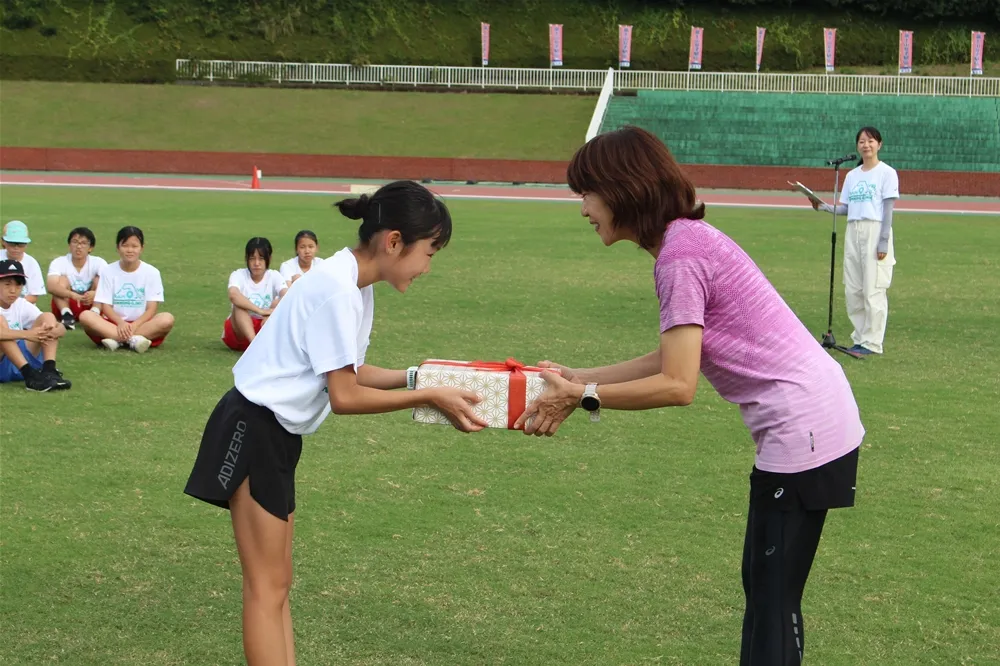チームQランニングクリニックの様子(9)