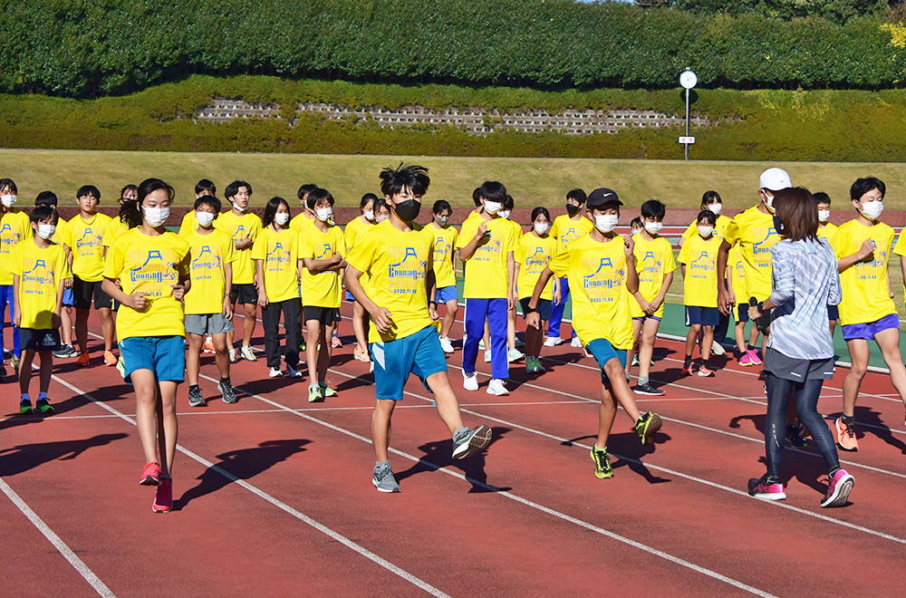 チームQランニングクリニックの様子(5)