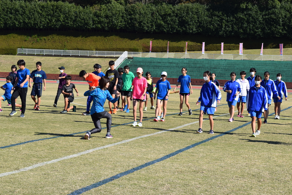 チームQランニングクリニックの様子(4)