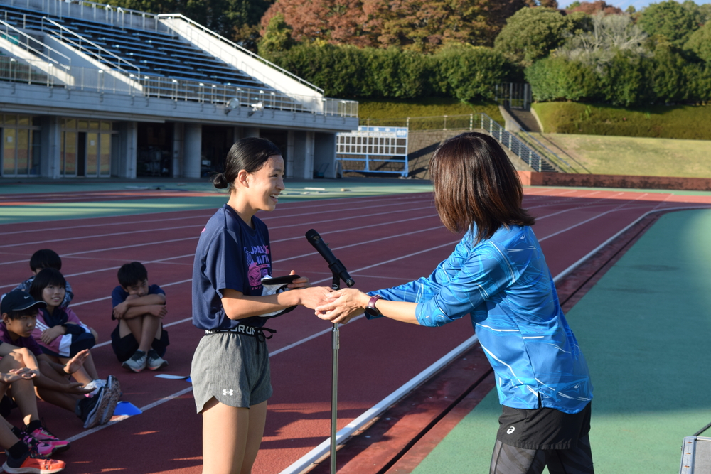 チームQランニングクリニックの様子(8)