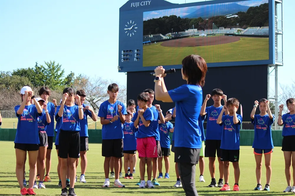 チームQランニングクリニックの様子(5)