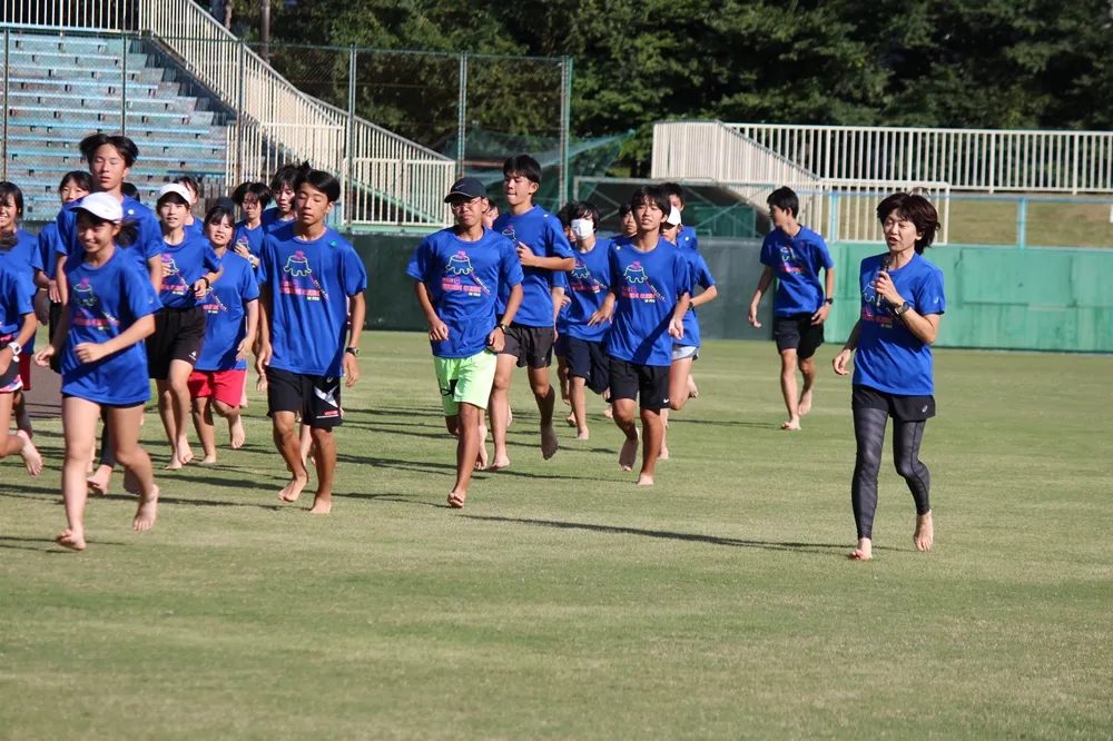 チームQランニングクリニックの様子(6)