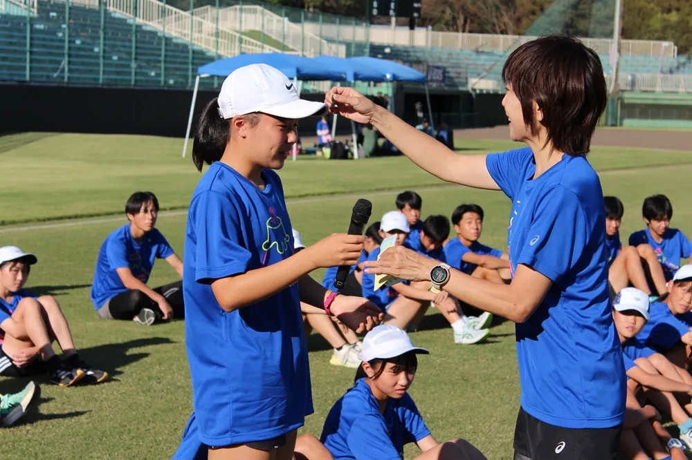 チームQランニングクリニックの様子(8)